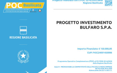 Progetto finanziato con il POC 2014/2020 della Regione Basilicata
